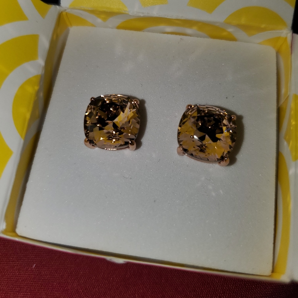 Rose gold earrings